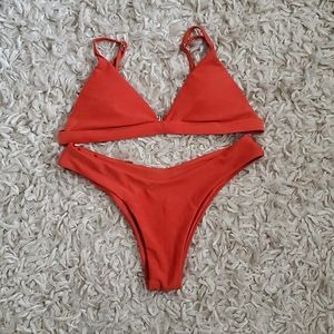 Burnt Orange Zaful Bikini Set